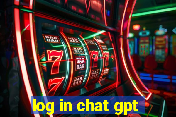 log in chat gpt